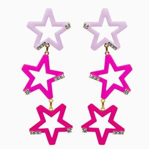 TOVA Star Stopper Earring – Pink